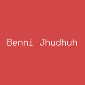 Benni Jhudhuh