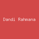 Dandi Rahmana