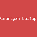 Dimansyah Laitupa