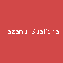 Fazamy Syafira