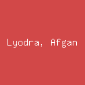 Lyodra, Afgan