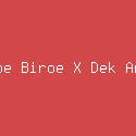 Nanoe Biroe X Dek Artha