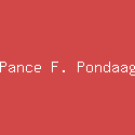 Pance F. Pondaag