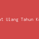 Selamat Ulang Tahun Kekasih