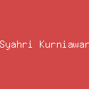 Syahri Kurniawan