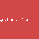 Syubbanul Muslimin