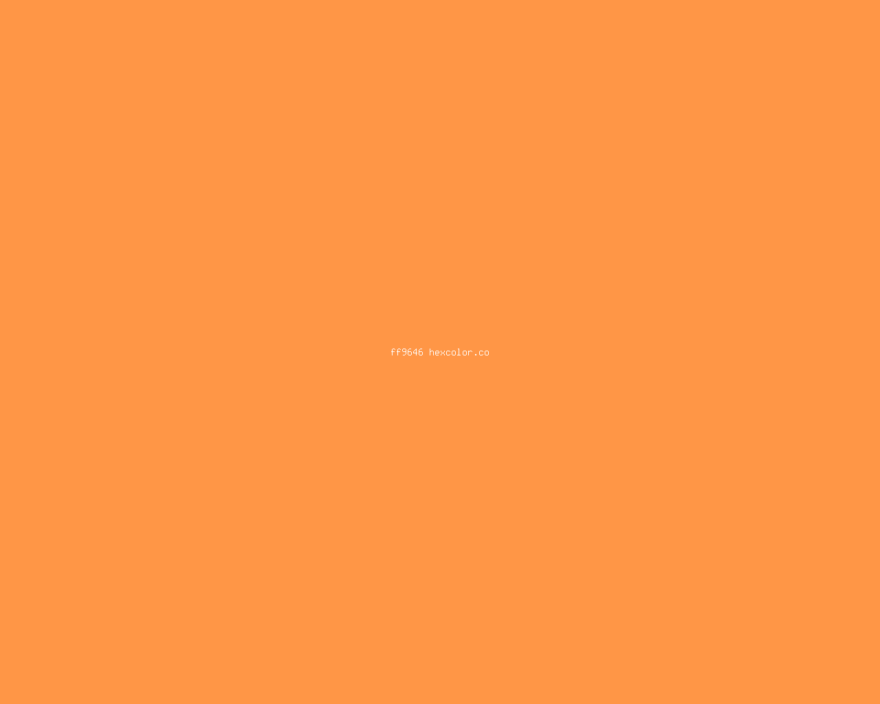 Download Ff9646 Neon Carrot Rgb 255 150 70 Color Informations SVG Cut Files