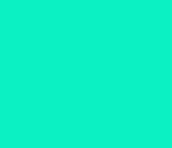 0bf1c3 - Bright Turquoise Color Informations