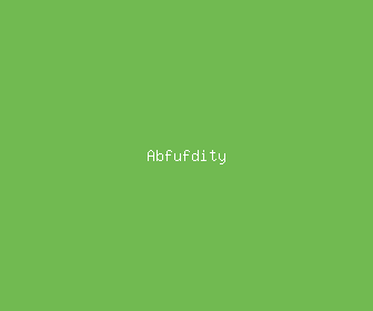 abfufdity meaning, definitions, synonyms