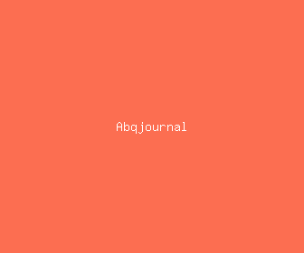 abqjournal meaning, definitions, synonyms