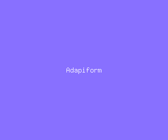 adapiform meaning, definitions, synonyms