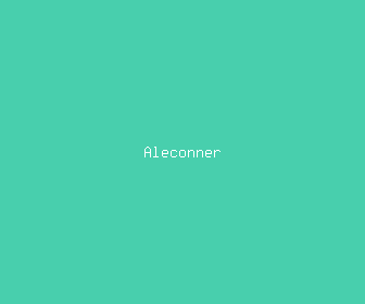 aleconner meaning, definitions, synonyms