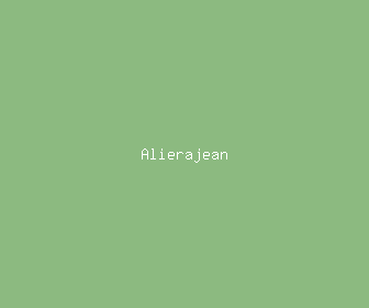 alierajean meaning, definitions, synonyms