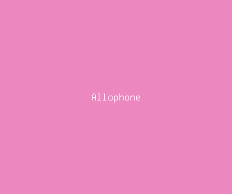 allophone meaning, definitions, synonyms