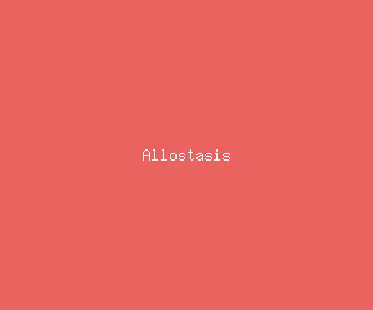 allostasis meaning, definitions, synonyms