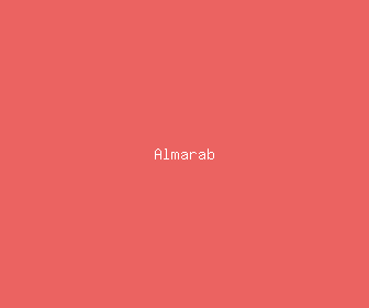 almarab meaning, definitions, synonyms