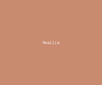 amallia meaning, definitions, synonyms