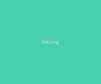 anklong meaning, definitions, synonyms