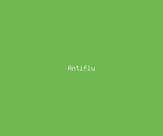 antiflu meaning, definitions, synonyms