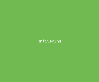 antivenins meaning, definitions, synonyms