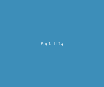 apptility meaning, definitions, synonyms