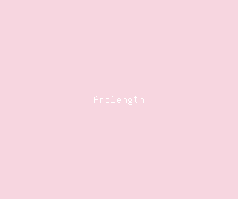 arclength meaning, definitions, synonyms