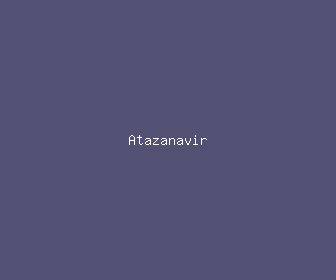 atazanavir meaning, definitions, synonyms