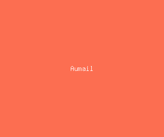 aumail meaning, definitions, synonyms