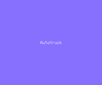 autotruck meaning, definitions, synonyms