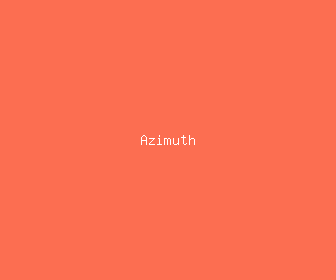 azimuth meaning, definitions, synonyms