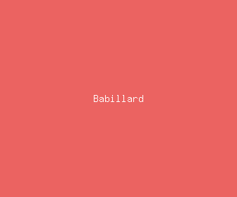 babillard meaning, definitions, synonyms