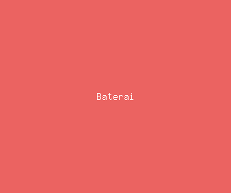 baterai meaning, definitions, synonyms