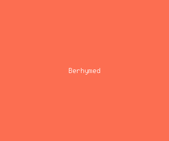 berhymed meaning, definitions, synonyms