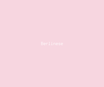 berlinese meaning, definitions, synonyms