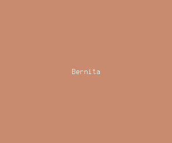 bernita meaning, definitions, synonyms