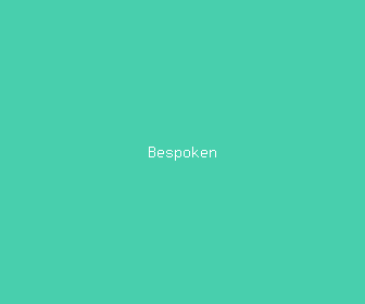 bespoken meaning, definitions, synonyms