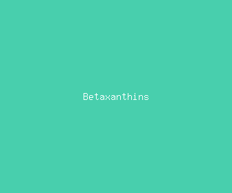 betaxanthins meaning, definitions, synonyms