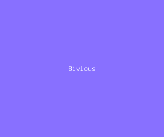 bivious meaning, definitions, synonyms