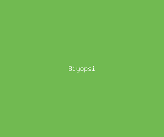 biyopsi meaning, definitions, synonyms