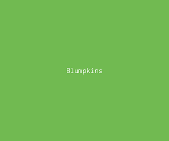 blumpkins meaning, definitions, synonyms