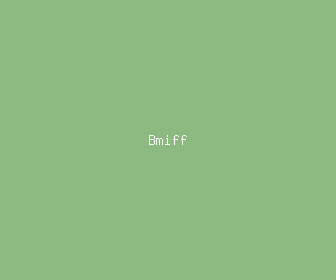 bmiff meaning, definitions, synonyms