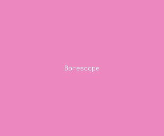 borescope meaning, definitions, synonyms