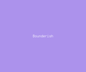 bounderish meaning, definitions, synonyms