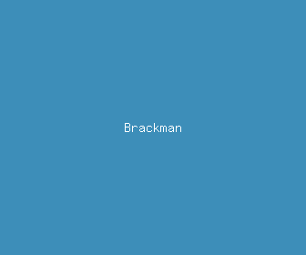 brackman meaning, definitions, synonyms