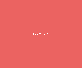 bratchet meaning, definitions, synonyms