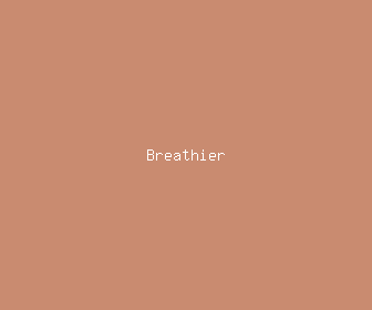 breathier meaning, definitions, synonyms