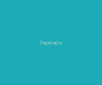 cagaloglu meaning, definitions, synonyms