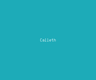 calleth meaning, definitions, synonyms
