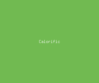 calorific meaning, definitions, synonyms