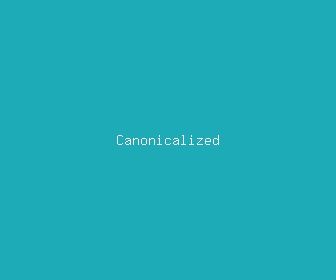 canonicalized meaning, definitions, synonyms
